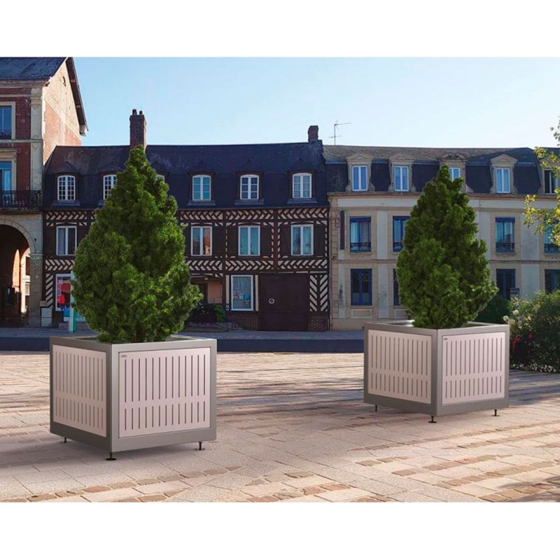 Jardinera per a palmeres Silaos en només acer